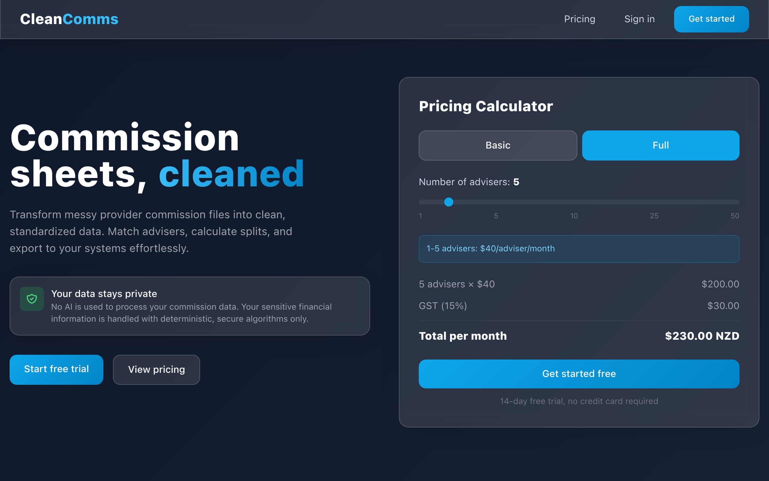 CleanComms.co.nz project preview